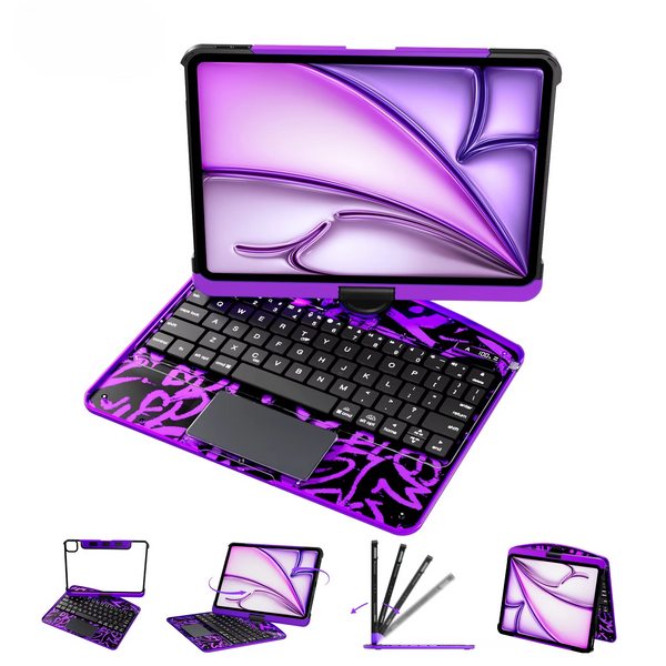 Rotatable iPad Keyboard Case 360°